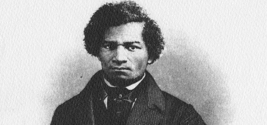 Portrait of Frederick Douglass from his book published in 1856