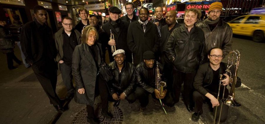 15 piece Mingus Big Band with Sue Mingus in NYC, 2008