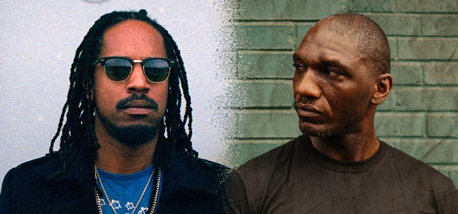 An image of Black Joe Lewis next to a picture of Cedric Burnside.