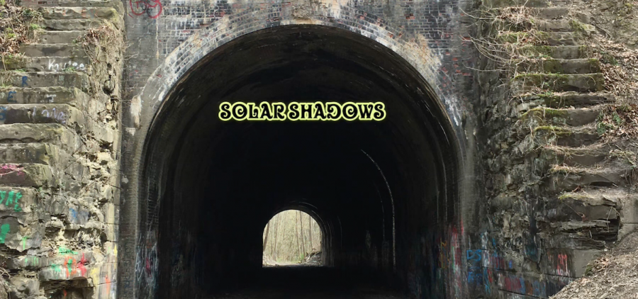 The cover of Shadow in the Moon's "Solar Shadows" album, depicting the empty Moonville Tunnel.