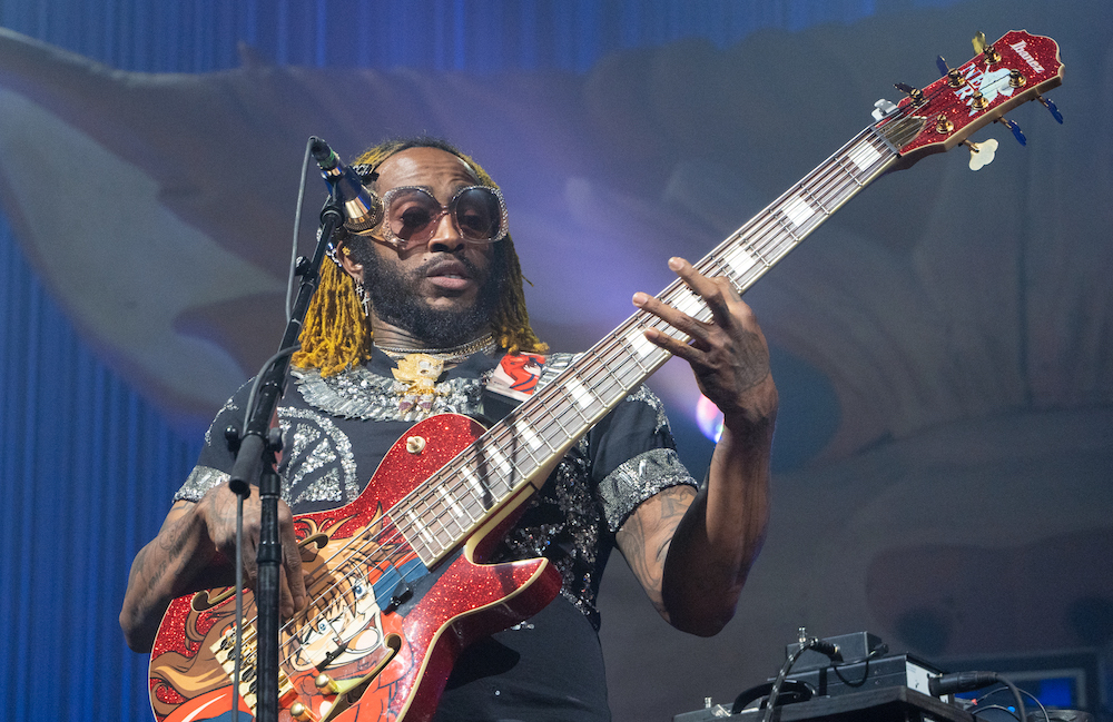 Thundercat performs at MegaCorp Pavilion in Newport, KY. [Ruthie Herman | WOUB]