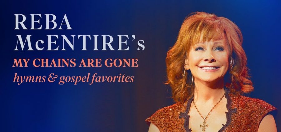Reba McEntire "My chains are gone" banner