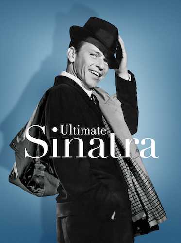 1950s Frank Sinatra in suit tipping hat