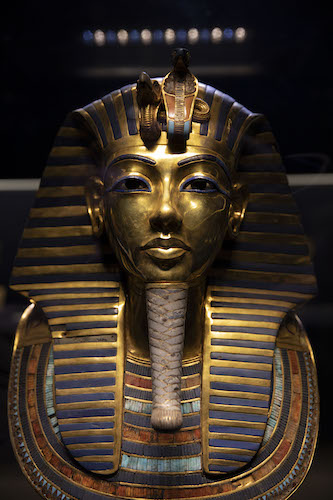 Mask in Egyptian museum