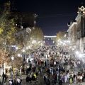 Court Street during the Halloween Block Party