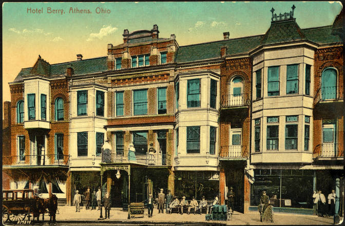Berry Hotel postcard from the late 1890s