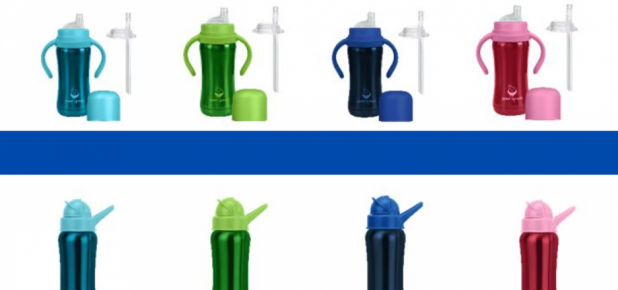 Green Sprouts Stainless Steel Straw Bottles, Sippy Cups and Sip & Straw Cups