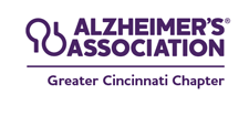 The logo for the Alzheimer's Association of Greater Cincinnati. The logo is the text of the organization's name.