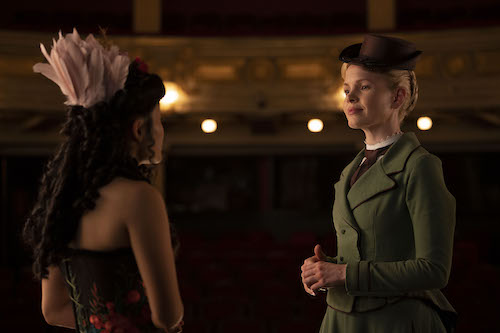 Kate Stuart as Eliza Scarlet in MISS SCARLET AND THE DUKE