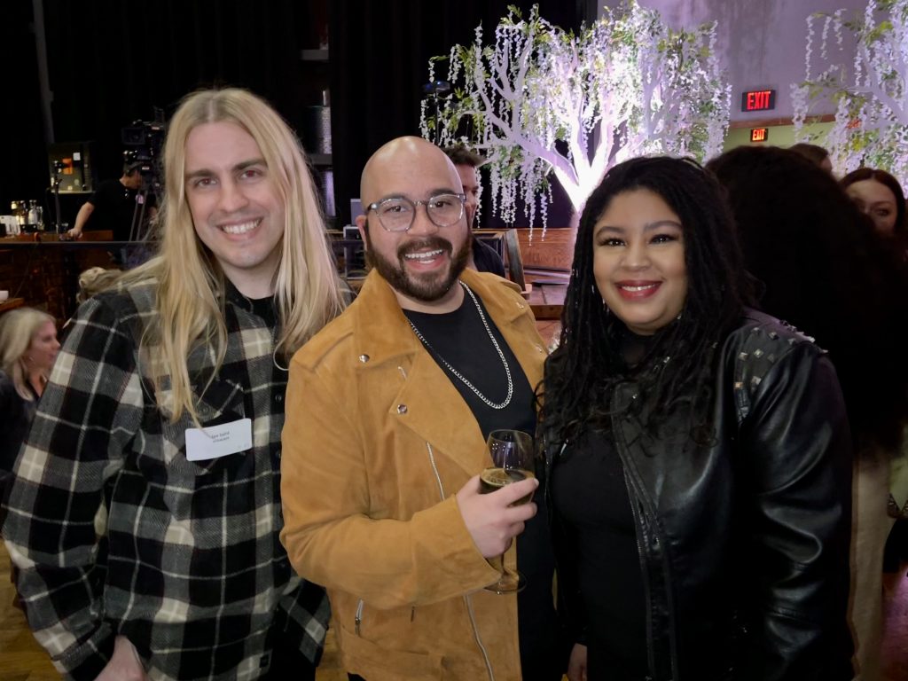 R-L: Black Opry founder Holly G., Black Opry co-director Tanner Davenport, and WOUB’s Ian Saint. This year’s CMT Next Women of Country class included several Black Opry Revue alumni.