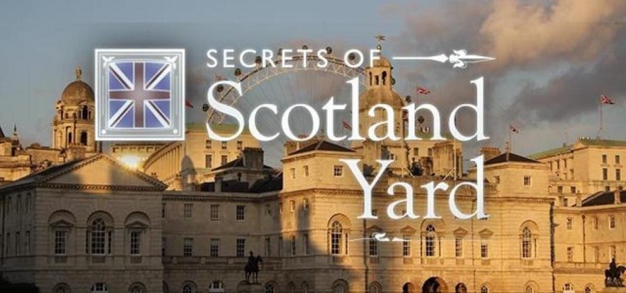 title of program over historic Scotland yard