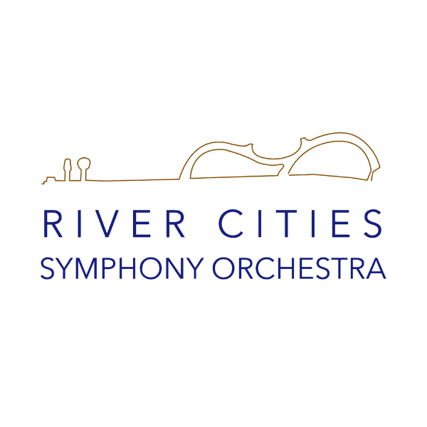 An image of the River Cities Symphony Orchestra logo.