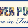 A logo for the Decorative Arts Center of Ohio's Flower Power exhibition.