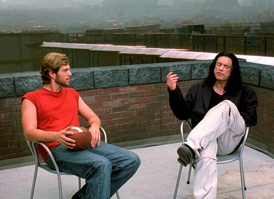 An image from the film "The Room" by Timmy Wiseau