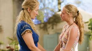 An image taken from a still of Mamma Mia.