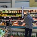 A woman shopping in Seaman's grocery store