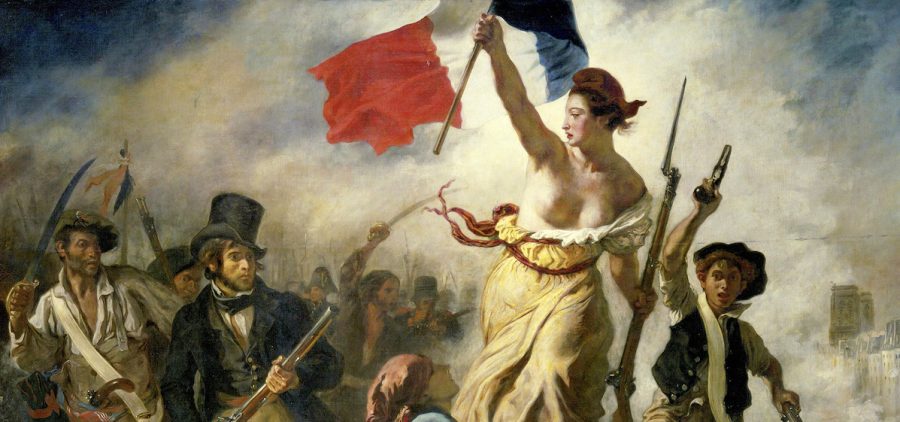 Painting of "Liberty Leading the People" (1830), Eugène Delacroix, Louvre Museum, Paris. Photo: Wikimedia Commons.