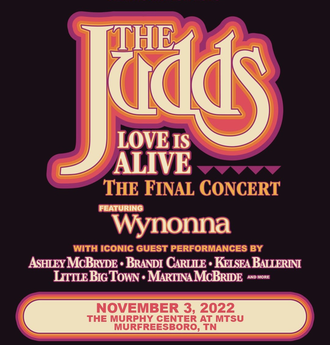 Promotional image for The Judds' final performance concert.