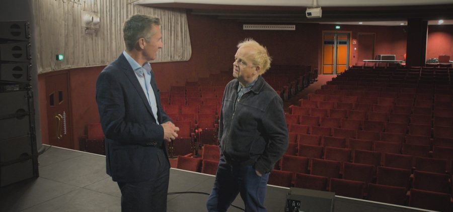 Toby Jones meets Prof. Anselm Heinrich at Bethune Theatre in Northern France
