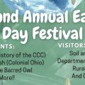 A cropped version of the flyer for the second annual earth day celebration.