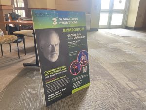 An image of the poster for the Global Arts Festival