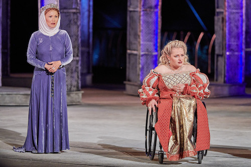 Monique Holt and Ali Stroker in GREAT PERFORMANCES: RICHARD III.