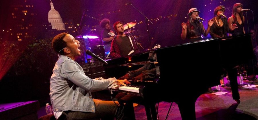 John Legend & The Roots performing on the Austin City Limits stage