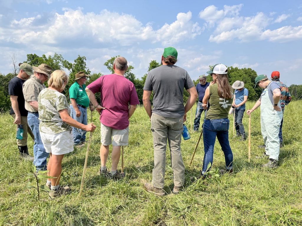 The pasture walk, the first one since the pandemic, hosted over 20 attendees. Fellow farmers, agricultural professionals and interested consumers were among the people who made up the crowd.