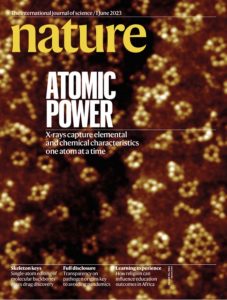 Research involving two Ohio University professors was the cover story for the June 1, 2023, issue of the scientific journal Nature.