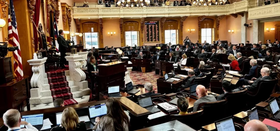 The Ohio House considers bills during its session