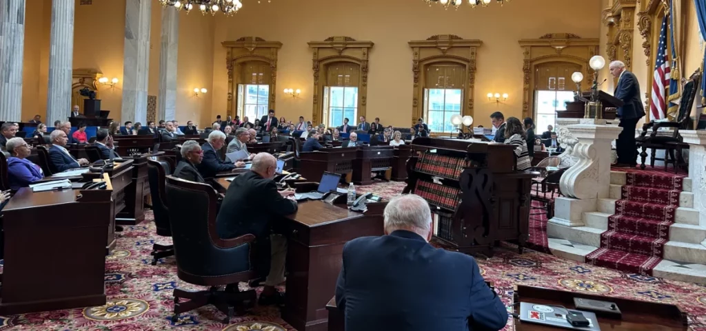 The Ohio Senate votes on a budget