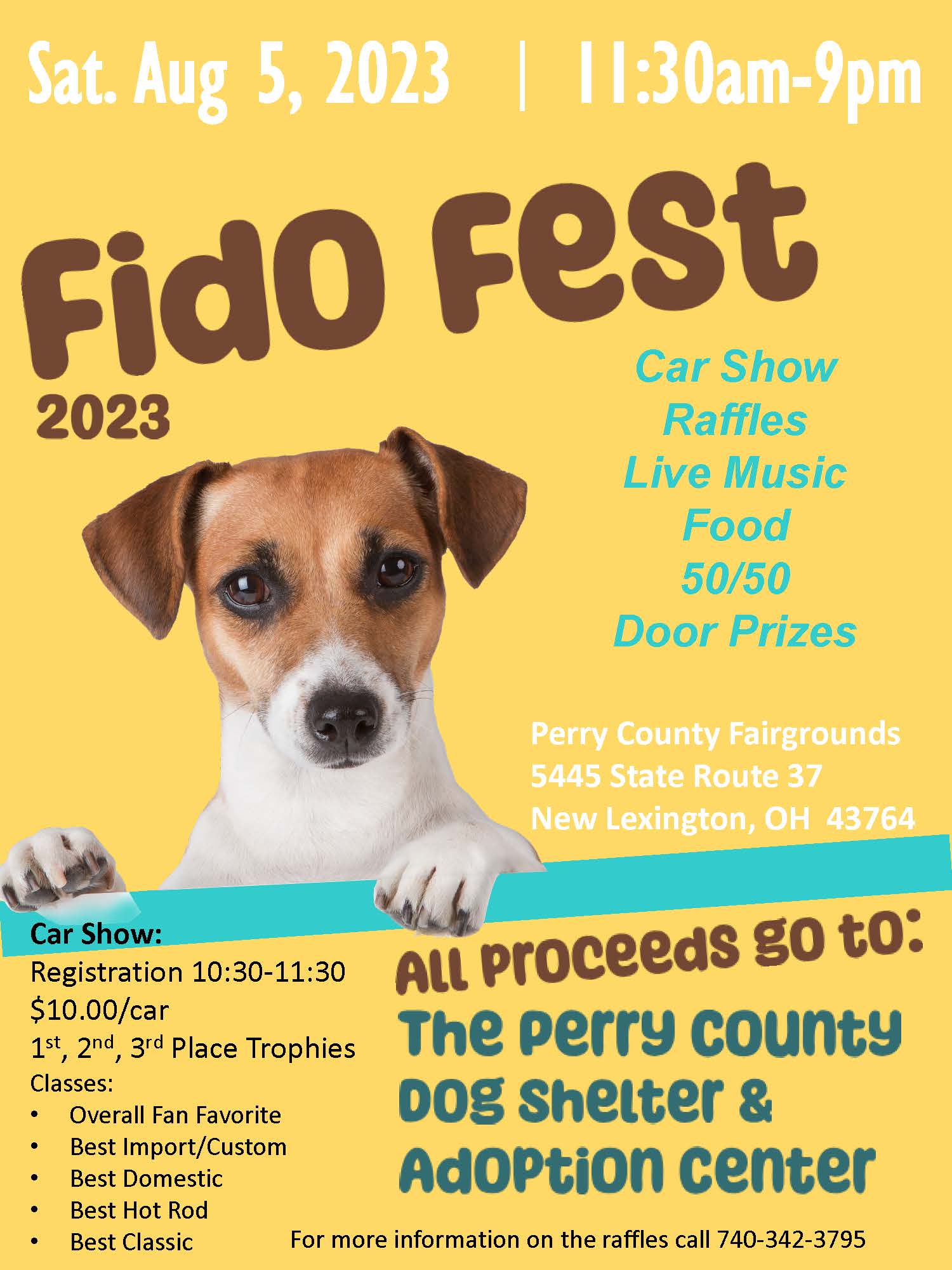 An image of a flyer for Fido Fest 2023.