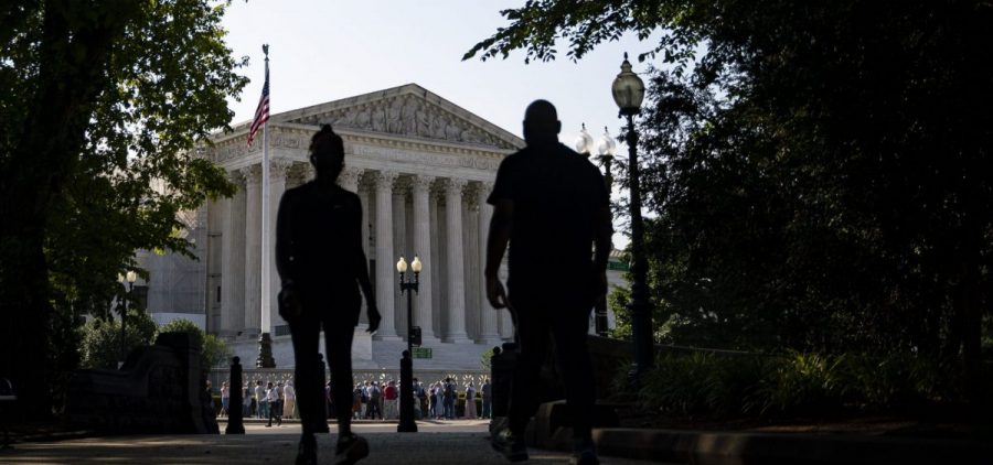 The Supreme Court in Washington, D.C., on Tuesday, June 27 as the term heads into what's expected to be the final week.