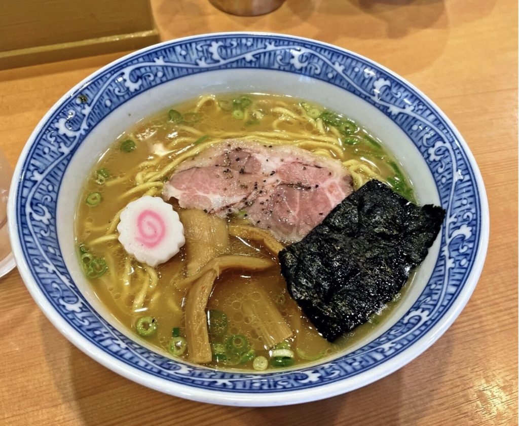 Ramen prepared the traditional way in a Tokyo restaurant.