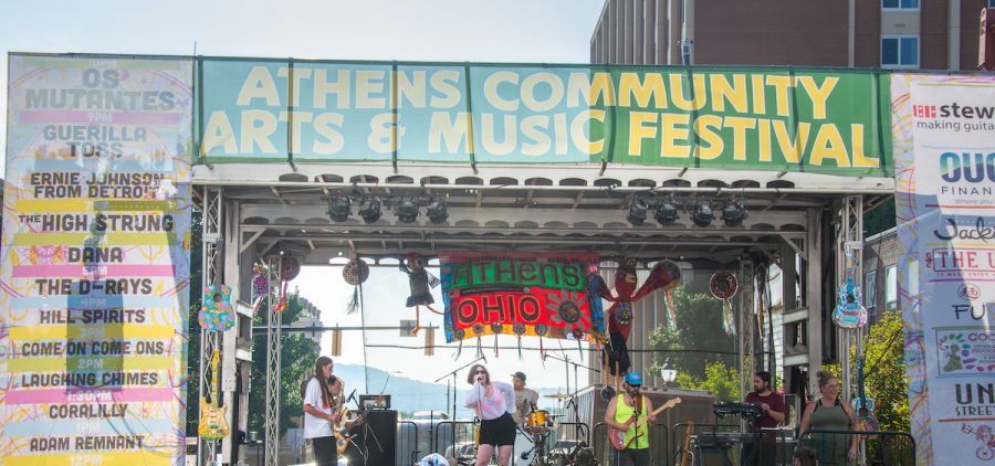 DANA performs at the Athens Community Arts and Music Festival on Aug. 12, 2023 in Athens, Ohio.