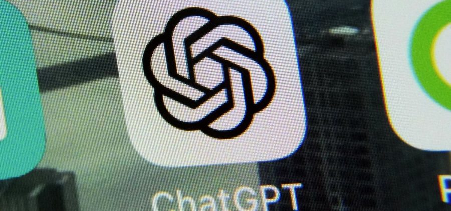 The ChatGPT icon on a smartphone screen.