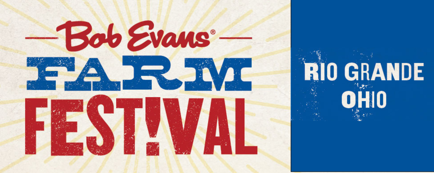 The logo for the Bob Evans Farm Festival