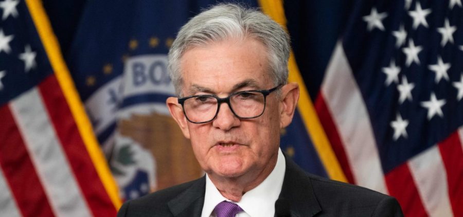 Fed Chair Jerome Powell speaks during a news conference at the Federal Reserve in Washington, D.C.