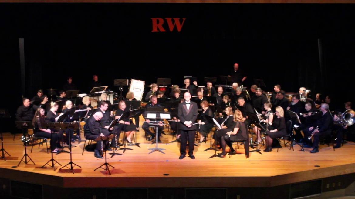 An image of the Portsmouth Wind Symphony.