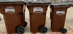 These are different size options of the trash cans Athens residents will receive under the city's new contract with Rumpke Waste and Recycling. The new cans are part of the extra cost residents will pay under the new contract.