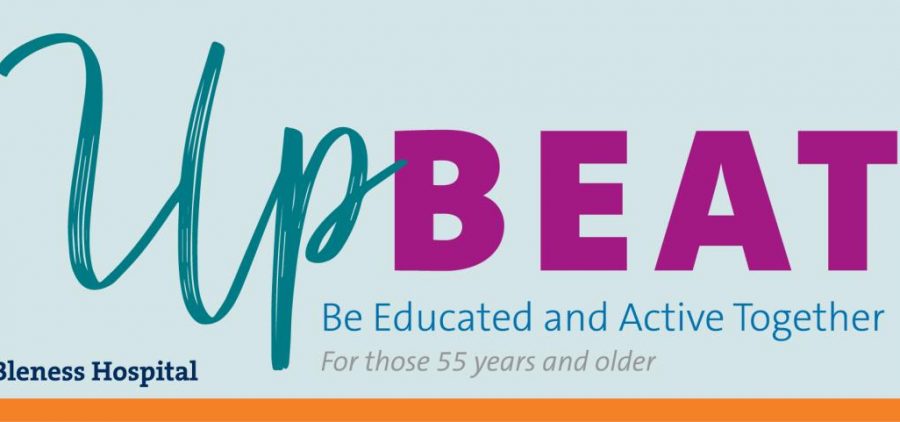 The graphic logo for UpBeat Health.