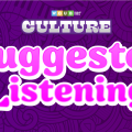 The banner for WOUB Culture's 2023 Suggested Listening features.