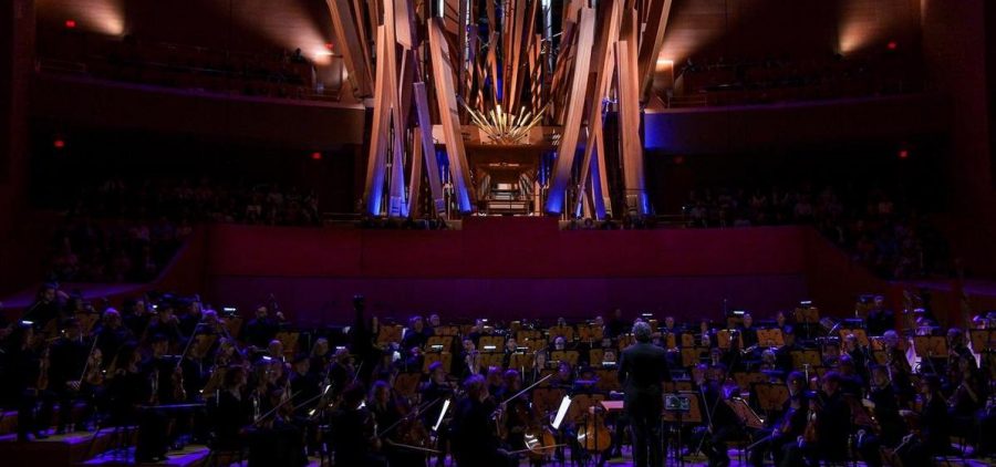 Walt Disney Concert Hall with the LA Phil performing