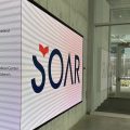 The SOAR study logo on a screen at Ohio State University.