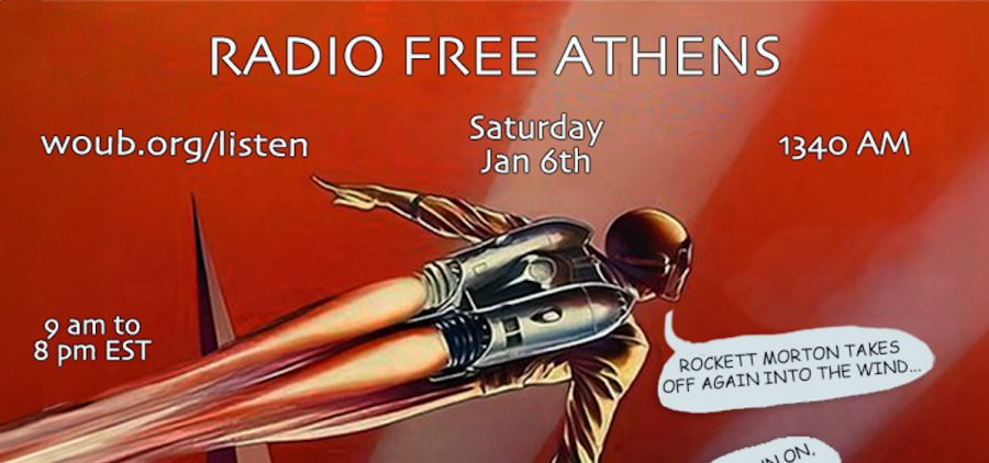 An image of the Radio Free Athens lineup for January 6, 2024