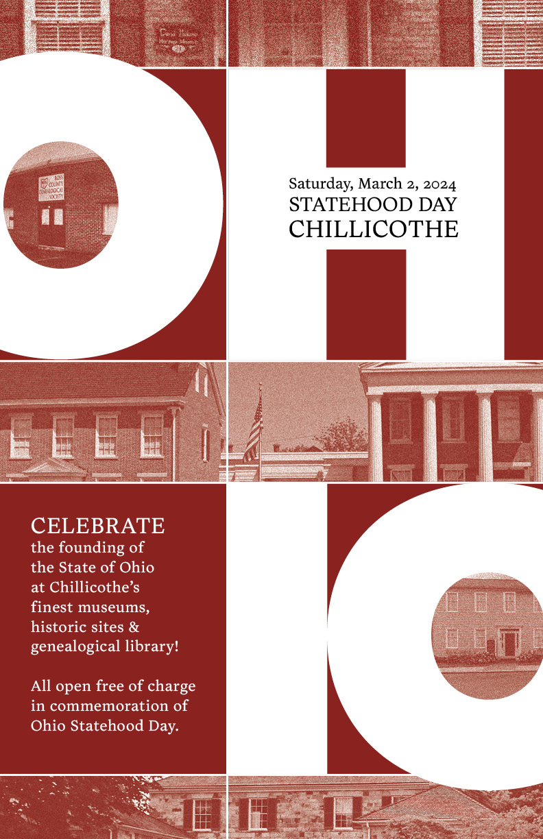 A flyer for Statehood Day Chillicothe.