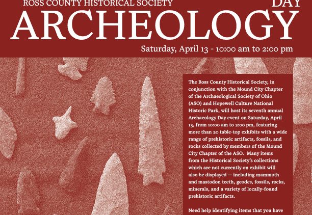 An image of the flyer for Archeology Day 2024.