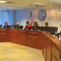 The Public Utilities Commission, meeting publicly in 2016.