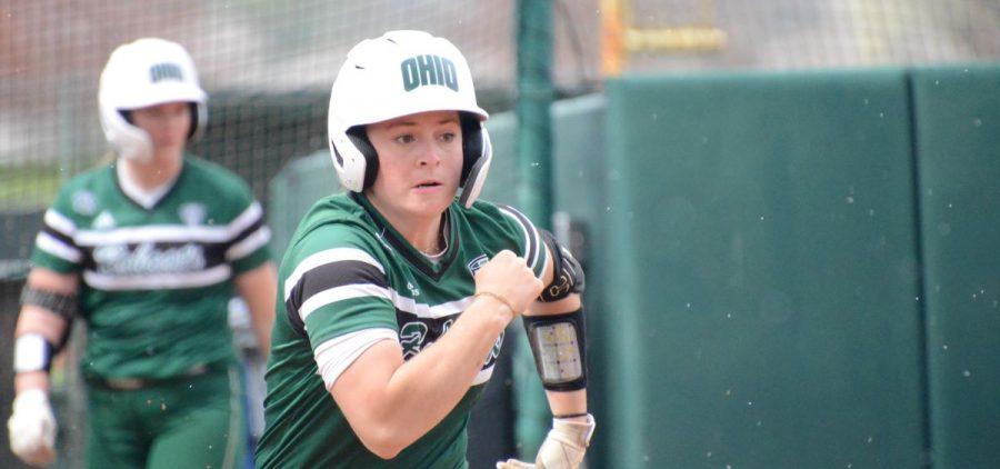 Emma Hoffner runs during Ohio's game against Central Michigan