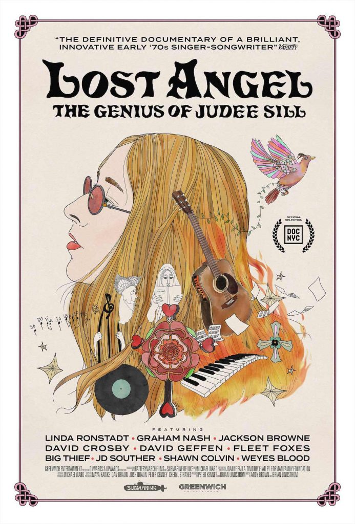 A poster for "Lost Angel: the Genius of Judee Sill." 